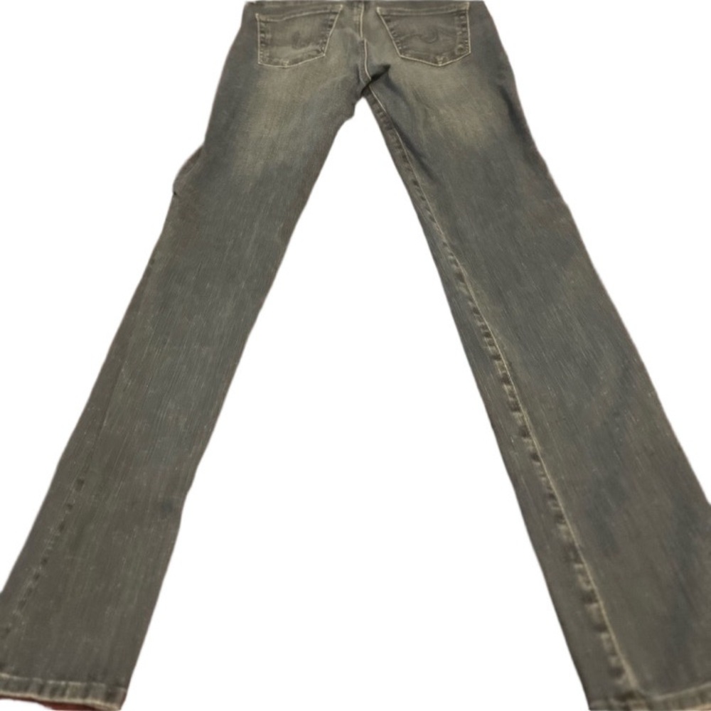 AG Adriano Goldschmied Stevie Slim Straight Jeans 25R Light Wash Premium Denim - Picture 5 of 7